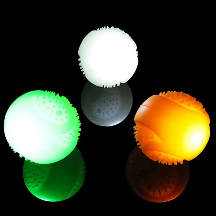 2017 Pet Play LED Dog Ball Toys - Motion Activated - Made of Food Degree Silicone - USB Rechargeable