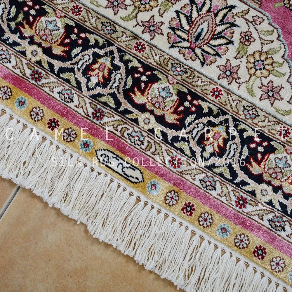 Muslim Prayer Rug 2'x3' Small Size Silk Persian Chinese Carpets