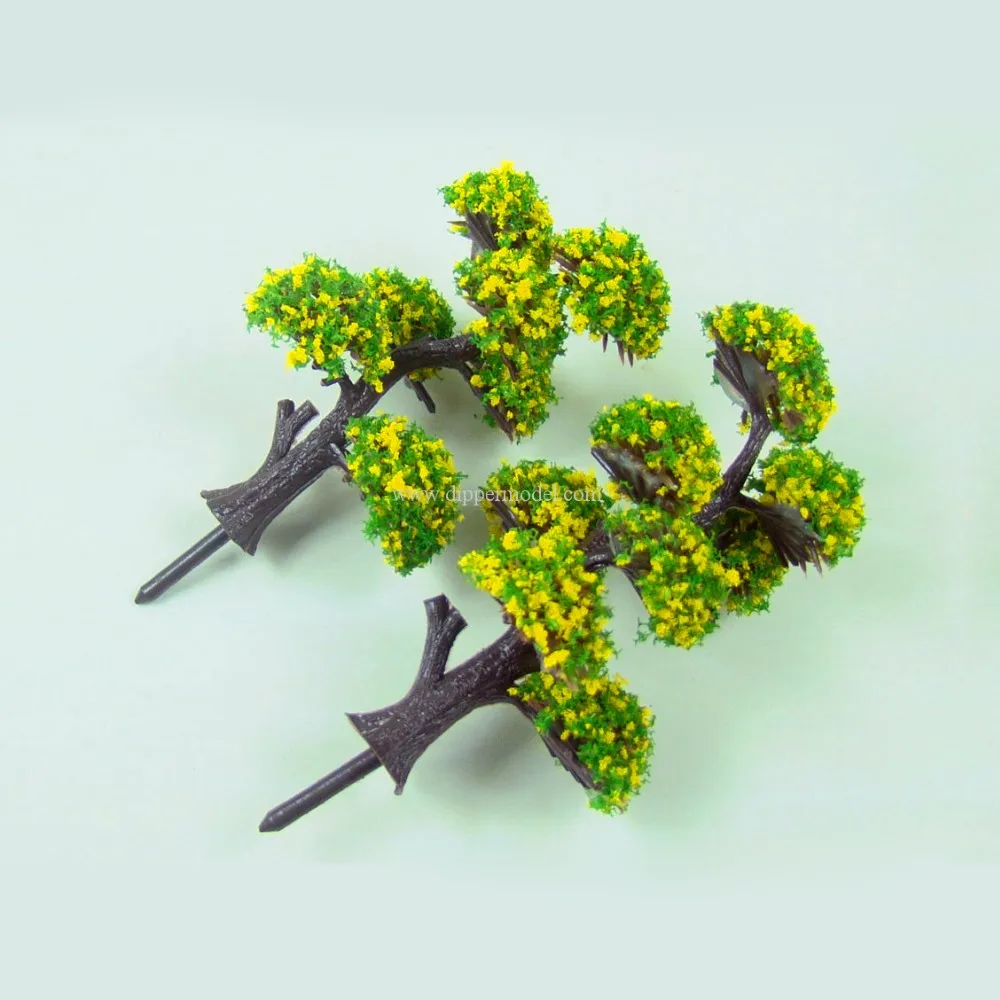 Mini Artificial Plastic Scale Model Podocarpus Tree Buy Model Tree