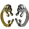 CH012 Huilin Handmade Realistic Animal Adjustable English Boxer Bull Dog Jewelry Ring