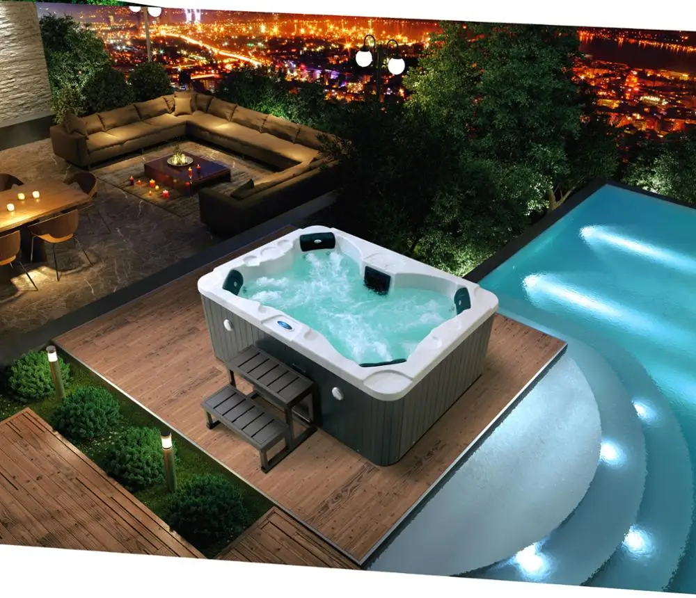Outdoor Spa Tub,Aristech Acrylic Hot Tub Bath Tub With Tv,6-12people ...