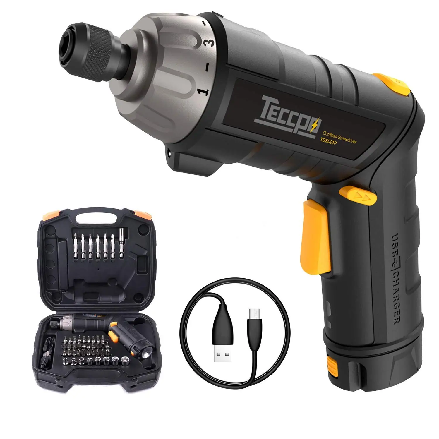 UPT32007D Portable Electric Screwdriver Screw Gun Power Tools Parafusadeira With 2pcs Electric