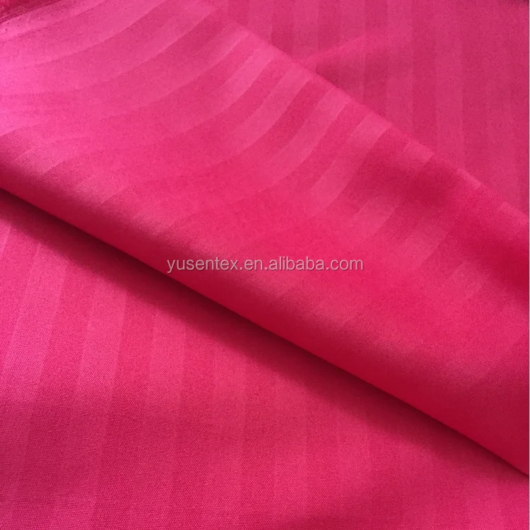 High Quality 100 Polyester Bed Sheet Fabric 75d*150d Plain Dyed Solid Color Embossed Microfiber