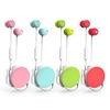 less retractable earphones with hearing enhancement for listening and communication