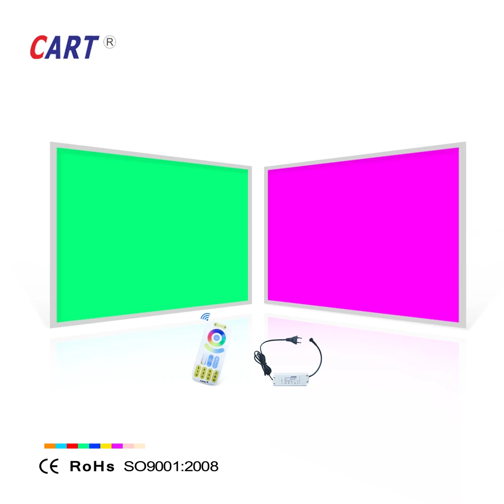 Top quality remote control recessed RGB/RGBW  60x60 2x2ft 36w LED panel light
