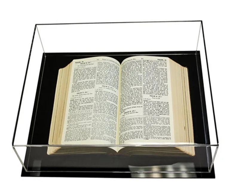 Custom Clear High Quality Book Display Case Buy Clear Acrylic Book