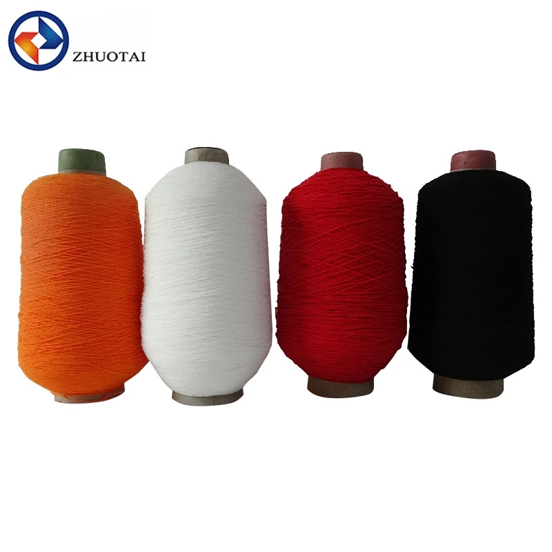 Raw Material Polyester Yarn Covered Neoprene Elastic Yarn Latex Rubber