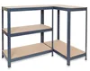 5 layer metal garage storage shelf /boltless racking system / rivet rack shelving
