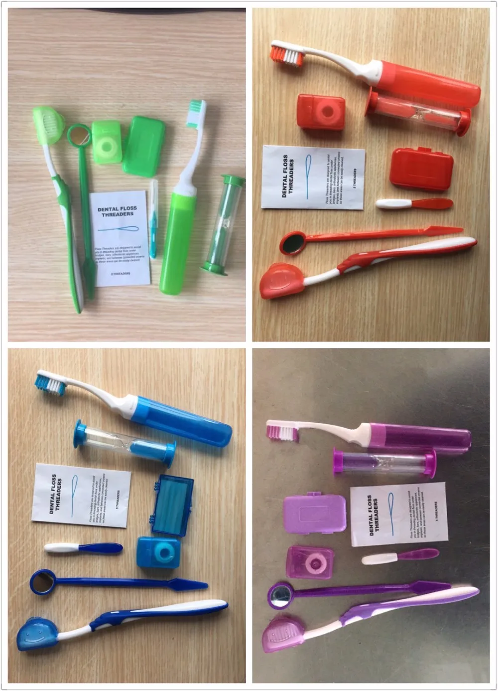 9pcs Dental Orthodontic Brush Toothbrush Interdental Floss Oral Care