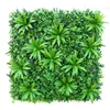New Generation High Quality UV Proof Garden Ornaments Plastic Artificial Leaves Green Grass Wall / Fence for Home Decoration