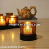 China factory price excellent performance geometric antique glass candlestick