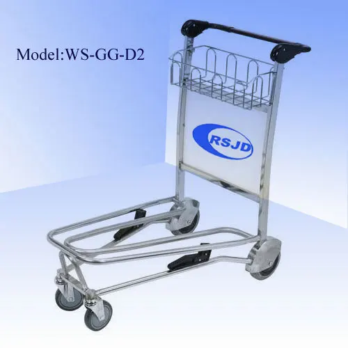 3wheel Stainless Steel Airport Luggage Smart Cart Buy Airport