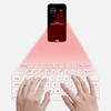 red wireless bluetooth laser projection keyboard for tablet smart phones