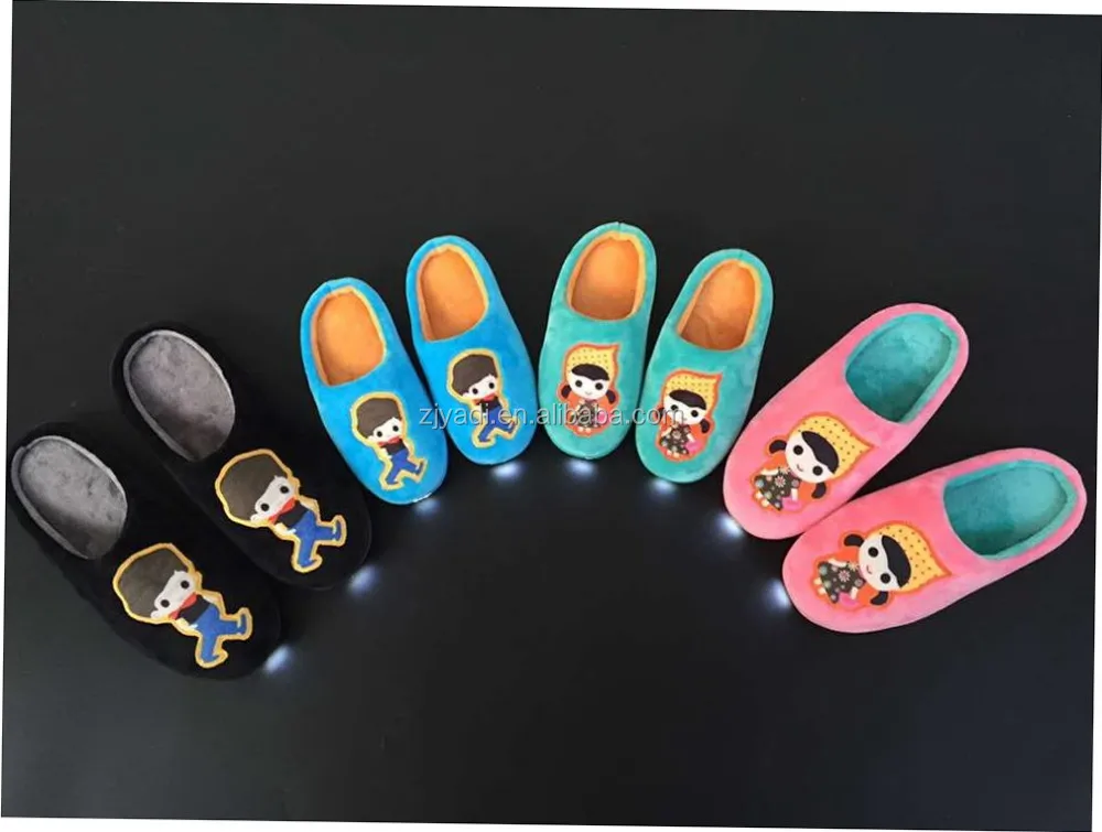 pantoufle lumineuse