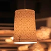 Graceful pattern embossed bedroom living room decorative modern hanging lights for home decoration