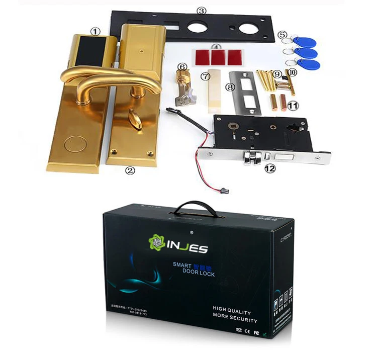 Wooden Door Key Card Access Pin Code Door Lock Buy Code Door Lock,Code Door Lock,Wooden Door