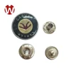 15mm Fashion Guang Dong garment accessories logo custom press snap metal button