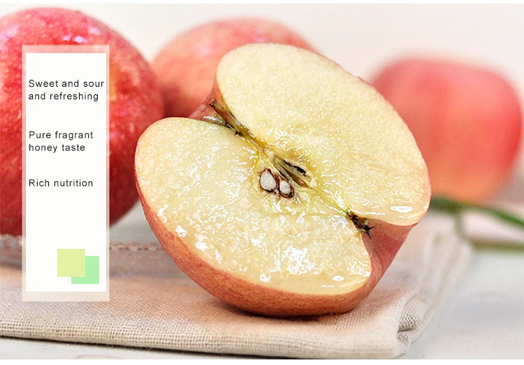 Chinese Fresh Fruits Red Delicious Fuji Apples With Competitive Price