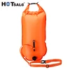 Lightweight Custom Logo Inflatable Buoy Floating Dry Bag Waterproof Favorable Swim Aid Safe Buoy Bag Swimming Partner