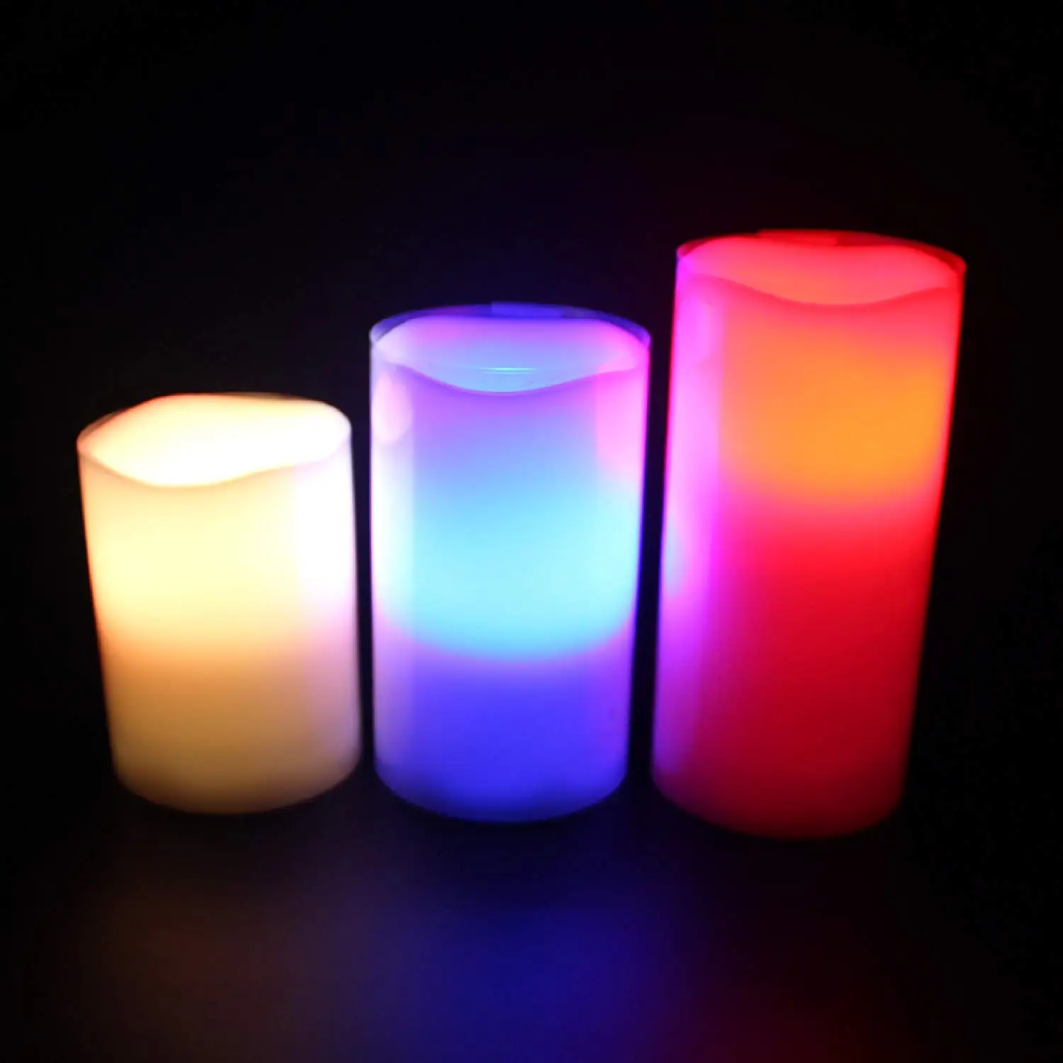 Flameless Glow Candles Remote Control 