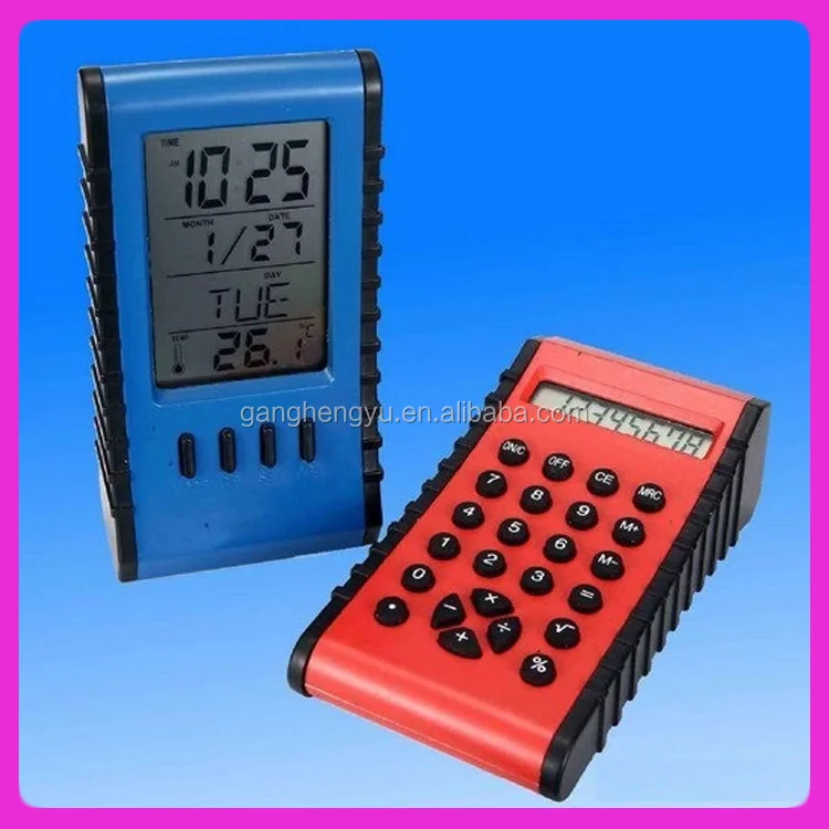 Electronic Desktop Calculator Clock And Calendar Calculator Buy