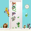 Wholesale Colorful Cartoon Forest Animal Kids 3D Wall Sticker