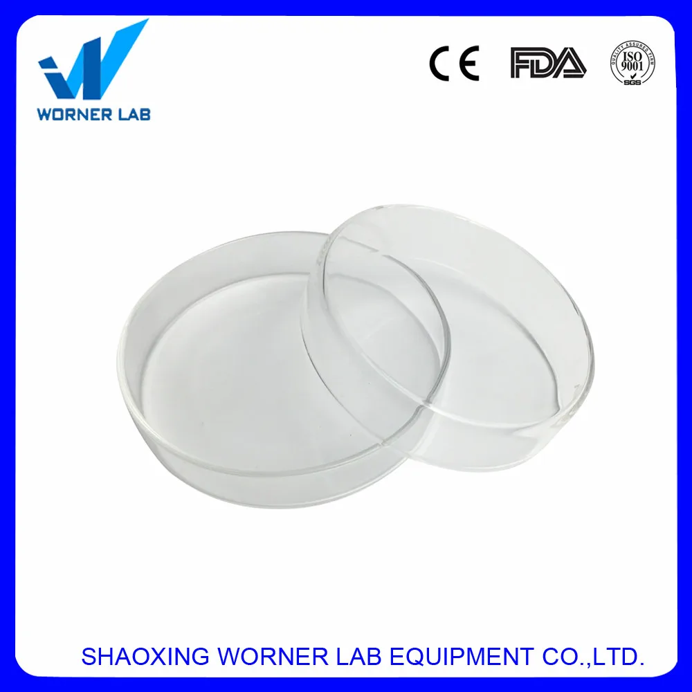 60 75 90 100 120 150mm Glass Culture Petri Dish Cell Culture Dish - Buy ...