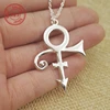 Sterling silver Prince Symbol Necklace Rogers Nelson Prince Pendant Necklace