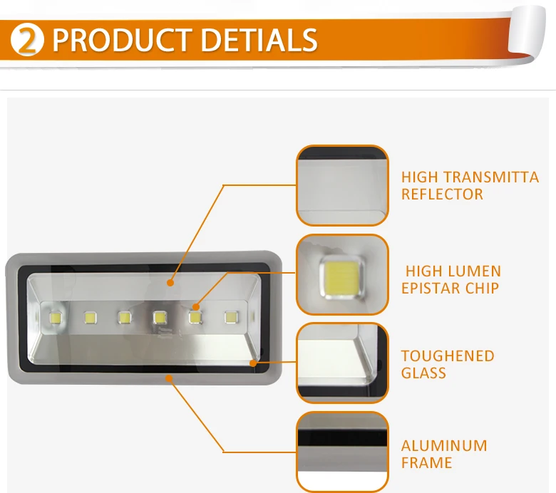 3 years warranty Top quality waterproof AC85-265 volt outdoor led flood light 300w