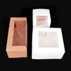 folded paperboard cute cake box, wedding window cardboard cupcake paper box design,muffin packaging