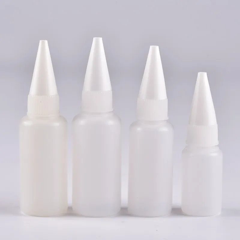 Hdpe Plastic Cyanoacrylate Adhesive Bottle Metail Pin Super Glue Bottle ...