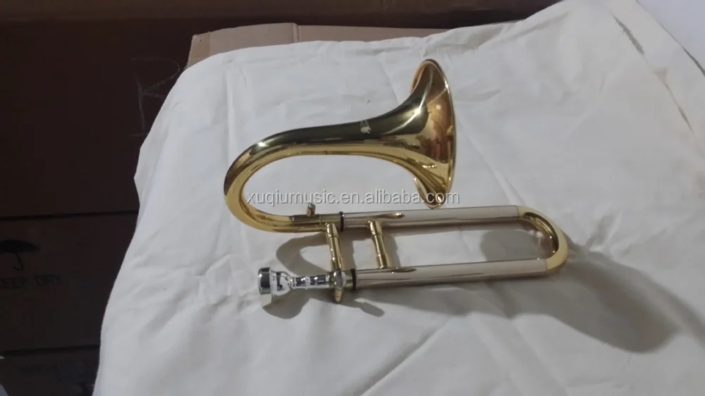 China Brass Instruments Small Size Piccolo Trombone For Sale - Buy
