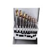 Composite/combination screw thread tap taper Drill Bit set tool