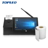 Convient operation smart tablet qr code pos 58 mm terminal printer touch screen monitor android WIN10 os