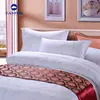 Hotel bedding bed runner set customized for sale ,hotel bed sheet set hotel bed runner