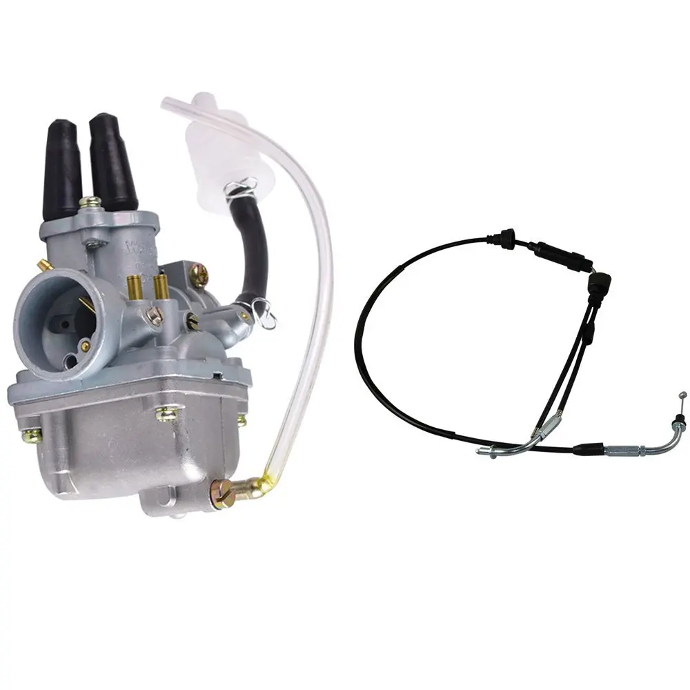 Throttle Gas Cable + Carburetor for Yamaha PW 80 PW80 Y-Zinger 1983 - 2006 Carb