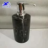 Black marquina marble lotion dispenser bottle