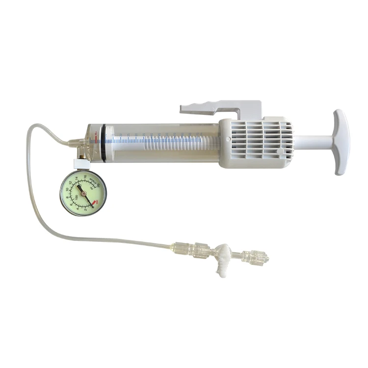 70ml 20bar Disposable Balloon Inflation Devices With Luminescent