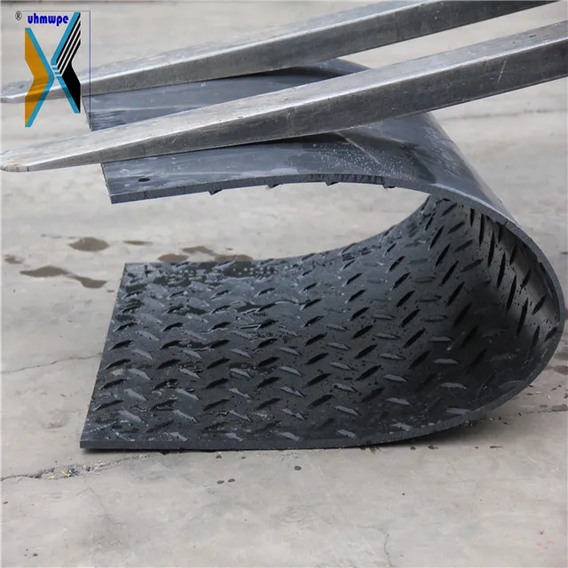 Lightweight Black Swamp Excavator Ground Protection Mats For Pathway