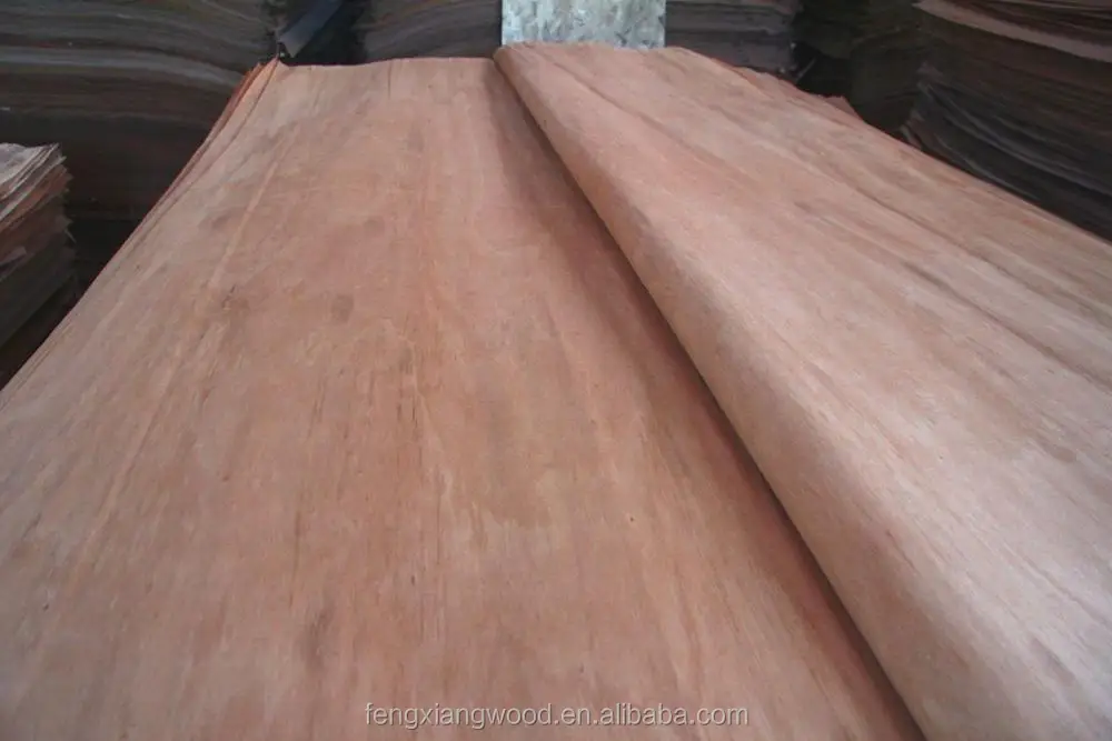 factory price gum natural wood veneer with a b c d grade