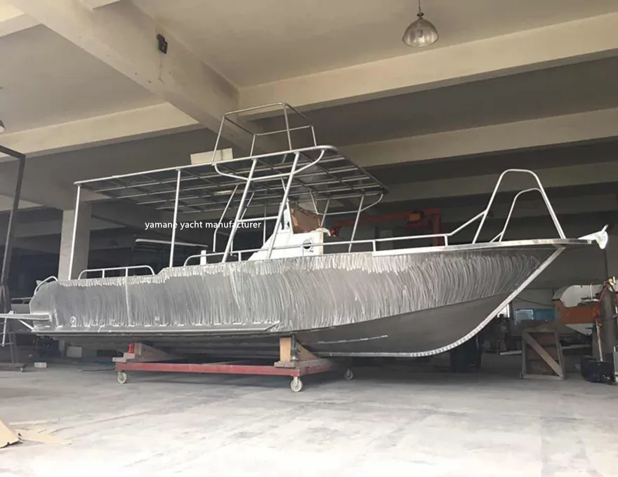 Deep V Hull 9m Welded Aluminum Pleasure Boats For Fishing 