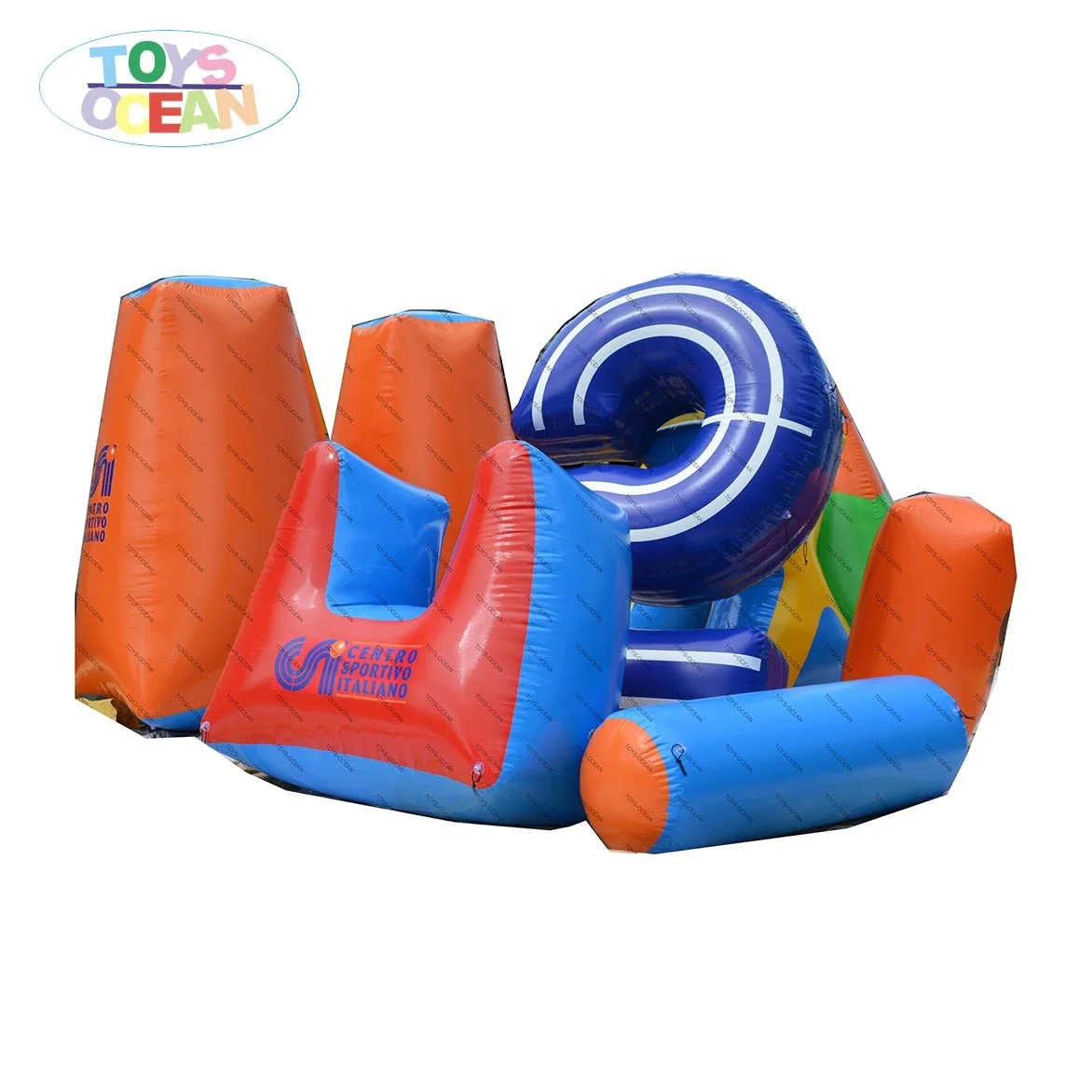 Inflatable Customized Design Paintball Bunker For Shooting Sport Game