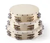 Sheepskin Drum Heads Material and Birch Wood Drum Chamber Material Sheep Skin Tambourine