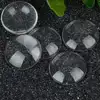 Chanfar Transparent Clear Glass Cabochons Round 30mm for Cabochon Setting