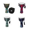 chinese cheap kids flexible wood toy 12 size round african drum djembe