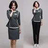 China factory custom lady suit pants skirt cotton comfortable good quality manager uniform