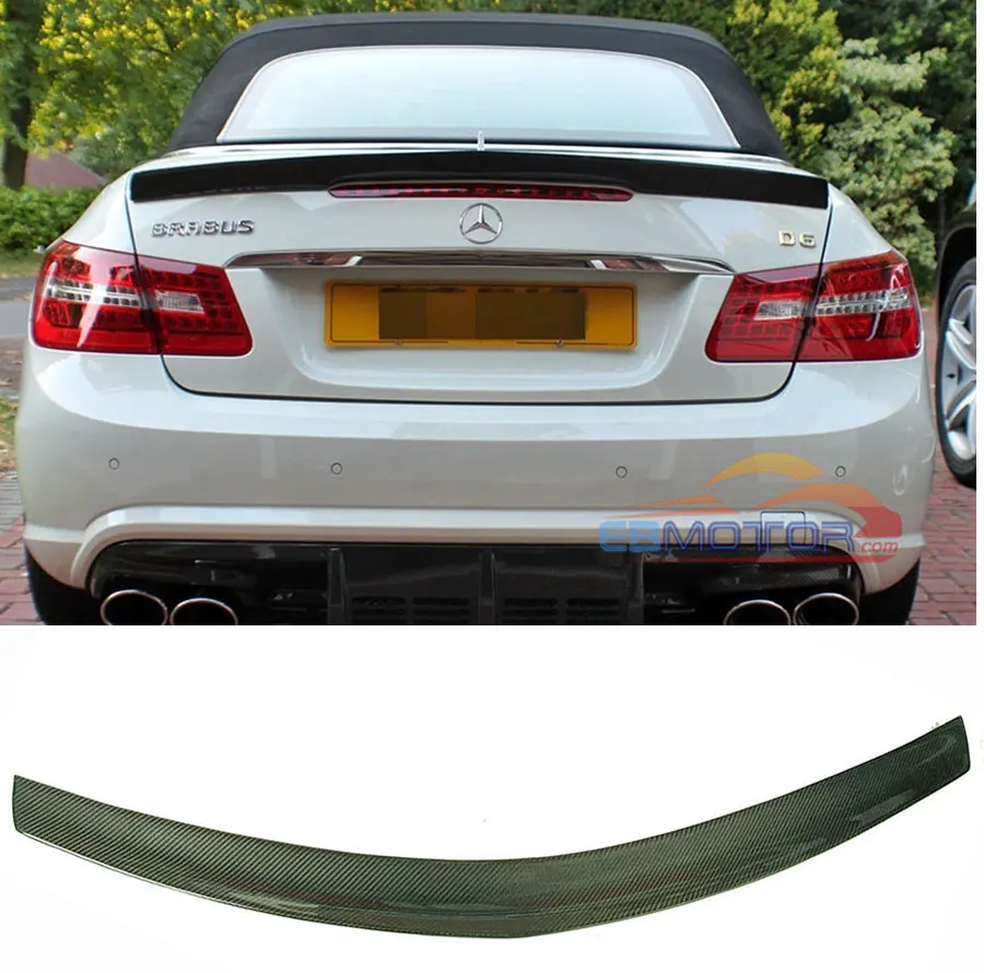 Carbon Fiber for Mercedes Benz E-class W207 C207 2D Coupe Boot Trunk Spoiler