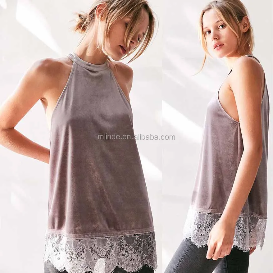 high neck cami top