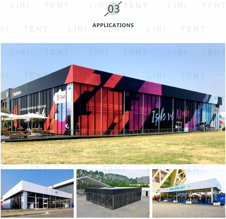 Permanent Inflatable Roof Thermo Cube Structure Aluminum Tent from Liri Tent