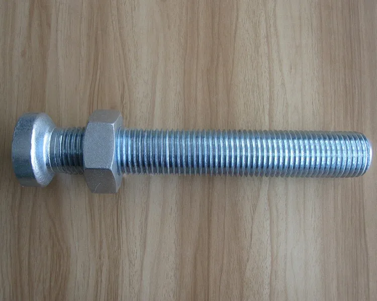 Round Head Track Jack Bolt With Nut Buy Jack Bolt,Track Bolt,Round